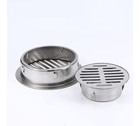 HOMEXO Balcon extérieur Drain de Sol en Acier Inoxydable Drainage Toit Rond Couvercle de Drain de Sol Bouchon de Tuyau de Pluie for Drain de Sol de Jardin 1pc (Color : 160mm)