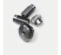 Engrenage à vis sans Fin en Acier allié 1M entraînement 1:20/30/40/50/60 Rapport de Vitesse 40cr ver 6/8/10MM 1pc (Color : Rod Bore 8mm, Size : Gear 50T-8MM)
