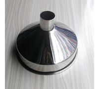 HOMEXO Entonnoir en Acier Inoxydable 304 épaissi, Entonnoir Industriel de Grand diamètre de 25 cm, Fuite d'huile, Tamis filtrant, Entonnoir Domestique surdimensionné 1pc (Color : C)