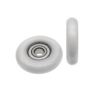 Rouleau Pom Rond 8x40x10mm Compatible for BSR62840-10Pour rameur 8 * 40 * 10mm Roues de siège de Machine à Ramer OD 40mm roulement en Plastique 10 pièces (Color : 10mm, Size : 40mm)
