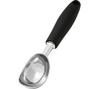 homeXpert HZ0480 Portionneuse à glace 'Pallina' avec Softgrip, 22 cm de long, Ø 5 cm, argenté/noir