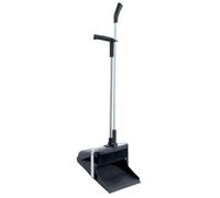 HomeXpert MSV 100070.01 Pelle Rabattable avec Balayette Plastique Noir 30 x 10 x 85 cm