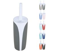 homeXpert MSV Brosse WC avec Support PS Kandy Gris