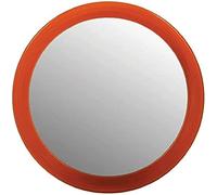homeXpert MSV Miroir Rond Grossissant X 3 avec Ventouse PP Orange