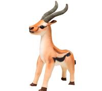 HOMEXYLYL Antilope en Peluche Réaliste, Douce Et Câline, Figurine De Cerf en Peluche for La Décoration De Chambre d'enfant(Yellow,43cm(16.9"))