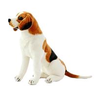 HOMEXYLYL Chien Beagle réaliste en peluche (debout, 30 cm / 12in) | Couché debout, figurine décorative pour les amoureux des chiens