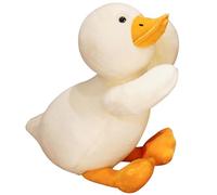 HOMEXYLYL Coussin en Peluche Canard, Grande oie Blanche en Peluche Douce et Mignonne, Cadeau d'anniversaire ou de Noël for Les Amis et la Famille(60cm/23.6in)