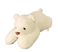 HOMEXYLYL Panda en Peluche, Animal en Peluche Long câlin for Dormir lit Doux et câlin Cadeau d'anniversaire for Enfants et Adultes(WhiteBear,80cm/31.4in)