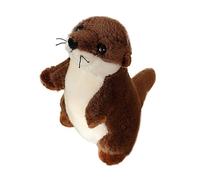 HOMEXYLYL Peluche Animal de Loutre Debout, Adorable Jouet en Cadeau d'animal Mignon pour Garçons et Filles Anniversaire d'enfants(17cm/6.7in)