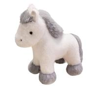 HOMEXYLYL Peluche Cheval, Adorable Poulain Animal en Peluche Oreilles Souples Cadeau d'anniversaire Et De Noël for Enfants Filles Et Garçons Décoration De Maison(White,30cm/11.8in)