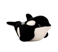HOMEXYLYL Peluche de Baleine d'orque, Animal en Peluche de Baleine réaliste Cadeau d'anniversaire de noël for Enfants et Adultes décoration de Maison for Filles et garçons(40cm/15.7in)