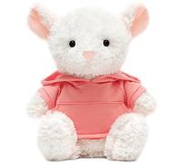 HOMEXYLYL Peluche Hamster, Jouet en Peluche de Dessin animé, Porter Un Joli Sweat-Shirt, Cadeaux d'anniversaire de Noël for Enfants