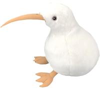 HOMEXYLYL Peluche Kiwi, Kiwi Réaliste Et Doux Adorable Oiseau De Nouvelle-Zélande Cadeau Mignon Et Moelleux for Enfants Adolescents Et Amoureux des Oiseaux(White)