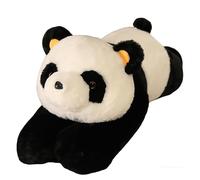 HOMEXYLYL Peluche Ours, Doux Disquette Assis en Peluche Oreiller de Couchage Câlin pour Enfants et Adultes Décoration d'Intérieur Cadeau d'anniversaire de Noël(Panda,80cm/31.4in)