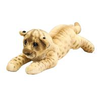 HOMEXYLYL Peluche Tigre, Jouet en Peluche Réaliste de la Jungle Cadeau Doux pour Garçons et Filles Cadeau d'anniversaire de Noël de Saint-Valentin(Lion,39cm/15.3in)