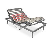 Homey - Lit électrique articulé Flexipro avec 5 Plans et Structure renforcée, Ergonomique, fiable et Silencieux, Moteur Allemand, 75 x 190 cm