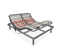 Homey - Lit électrique articulé Flexipro avec 5 Plans et Structure renforcée, Ergonomique, fiable et Silencieux, Moteur Allemand, 135 x 190 cm
