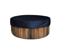 homeyuser Housse de protection ronde pour jacuzzi, étanche, portable, ronde, gonflable, résistante à la poussière et aux UV pour piscine, spa, bleu