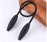 homeyuser Lot de 2 embrasses magnétiques pour rideaux - Noires