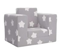 Homgoday Canapé-lit enfant gris clair avec étoiles doux peluches, canapé-lit, canapé-lit, cadre canapé-lit, cadre canapé-lit, lit