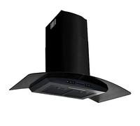 Homgoday Décoration de meubles, hotte aspirante murale en acier inoxydable 756 m³/h 90 cm noir meubles d'intérieur/extérieur pour salon bureau