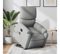 Homgoday Fauteuil de massage électrique avec aide à se relever, chaise de télévision, chaise haute, réglable électrique, fauteuil de massage avec fonction couchée, chaise de relaxation, chaise TV