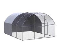 Homgoday Mobilier de poulailler pour l'extérieur 3 x 4 x 2 m en acier galvanisé, mobilier d'intérieur et d'extérieur, décoration de maison, décoration intérieure pour chambre, salon, bureau ou