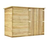 Homgoday Model3059875 Abri à vélos en bois, spacieux, résistant aux intempéries, 232 x 110 x 170 cm, double porte, montage nécessaire