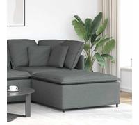 Homgoday Module de repose-pieds pour canapé modulaire, gris foncé, 100 x 100 x 48 cm, canapé lit, canapé, salon, canapé, jardin, salon