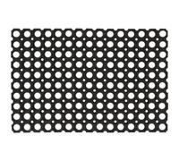 Homgoday Paillasson rectangulaire 60 x 80 cm en caoutchouc, décoration de paillasson d'entrée extérieure, tapis d'entrée intérieure, tapis d'extérieur, tapis d'extérieur, entrée Model155652