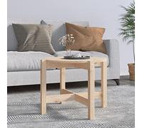 Homgoday Table basse en bois massif de pin 62,5 x 45 cm, console d'appoint table de salon latéral, thé, café, salon de salon