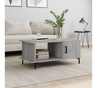 Homgoday Table basse en contreplaqué gris Sonoma 90 x 50 x 40 cm, console d'appoint table de salon latérale thé café canapé salon mobilier type 1 tables basses meubles