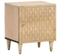 Homgoday Table de chevet - Table de chevet - Table d'appoint - Table d'appoint - Table basse avec beaucoup d'espace de rangement - Console de chevet pour lit et chambre à coucher - 40 x 33 x 46 cm -