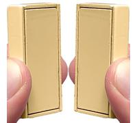 Homie Rideau de Douche magnétique Poids 8 Pack d'aimants étanches + étui de Transport, Superbe décoration intérieure pour Salle de Bain, Doublure, Drapeaux et Voilage (Paquet de 12, Beige)