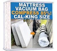 Homie Sac sous Vide pour Matelas, Sac scellable pour Matelas à mémoire de Forme ou à Ressorts intérieurs, Compression et Stockage pour Les déménagements et Les retours (Cal-King)