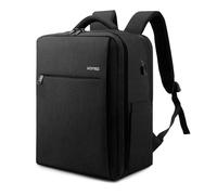 HOMIEE Sac à Dos Cabine Léger pour Ryanair, Sac à Dos Voyage Ordinateur Portable 15,6 Pouces, Bagage à Main avec Chargement USB pour Voyage Affaires Loisir, Noir