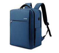 HOMIEE Sac à Dos Cabine Léger pour Ryanair, Sac à Dos Voyage Ordinateur Portable 15,6 Pouces, Bagage à Main avec Chargement USB pour Voyage Affaires Loisir, Bleu