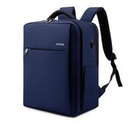 HOMIEE Sac à Dos Cabine Léger pour Ryanair, Sac à Dos Voyage Ordinateur Portable 15,6 Pouces, Bagage à Main avec Chargement USB pour Voyage Affaires Loisir, Bleu Profond