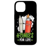 Homies For Life Marijuana Weed Cannabis 420 Coque pour iPhone 14