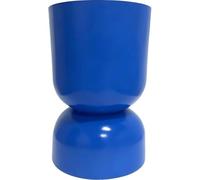 HOMIFAB Bout de canapé en résine Bleu Brillant Ø31 cm - Tilda