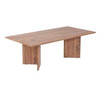 HOMIFAB Table Basse rectangulaire Effet Bois 119 cm - Taona