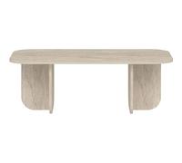 HOMIFAB Table Basse rectangulaire Effet Travertin 120 cm - Ivy