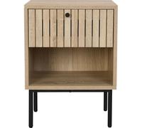 HOMIFAB Table de Chevet 1 tiroir Couleur chêne 40 cm - Solna