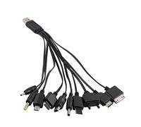 homiki Multi-Chargeur de téléphones Portables 10 en 1 Câble de Charge USB Universel pour iPod/iPhone/PSP/Appareil Photo/Nokia/HTC/LG/Samsung