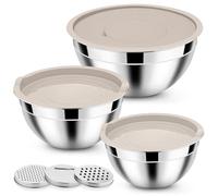 Homikit Lot de 3 bols à saladier