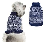 HOMIMP Pull pour Chien Motif Argyle - Pull Chaud d'hiver Doux pour Chiot, Pull Moche pour Chiens de Petite, Moyenne et Grande Taille, vêtement pour Animaux domestiques garçon et Fille