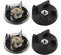 Hominas 2 Engrenages de Base 2 Lames En Caoutchouc Accessoires de Pièces de Rechange Pratiques pour Magic Bullet Juicer 250 W