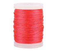 Hominas 3 Couleurs 120 m Fil de Service en Nylon Durable pour Fournitures de tir à l'arc Bowstring (Rouge)