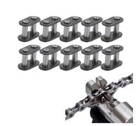 Hominas Chain Master Link 10pcs T8F Bike Chaine Pocket en Acier Motorized Bike Gas Engine Parts