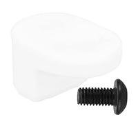 Hominas - Crochet de Garde-Boue Arrière pour Scooter électrique, Manchon de Crochet de Garde-Boue en Alliage D'aluminium pour M365 (Blanc)